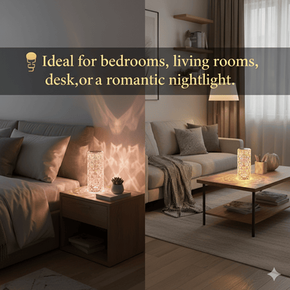 🔥Artificial Crystal Table Lamp(Can Switch 16 Colors)