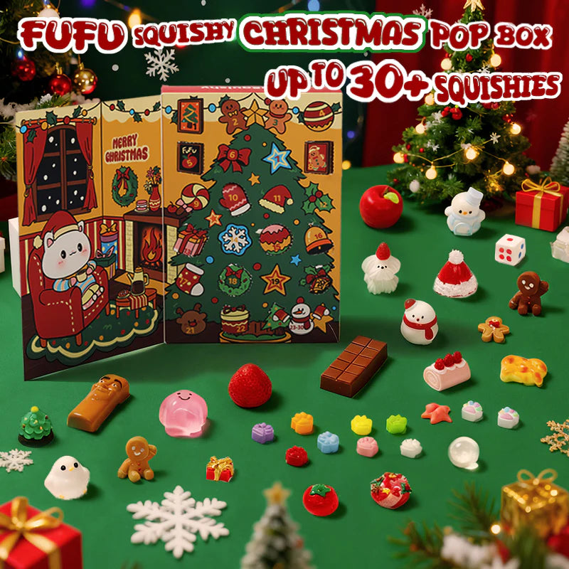 30pcs Random Christmas Squishy Pop Box (Limited Holiday Edition)