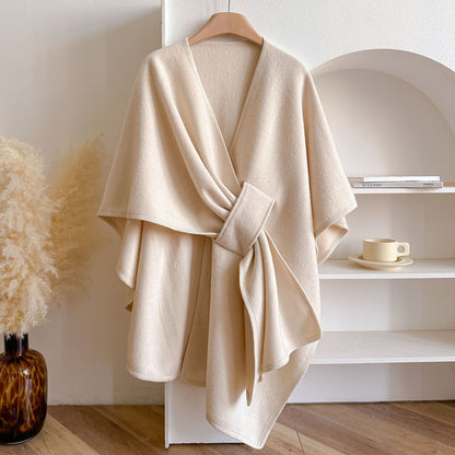 Elegant Wrap Shawl Soft Open Front Poncho Cape