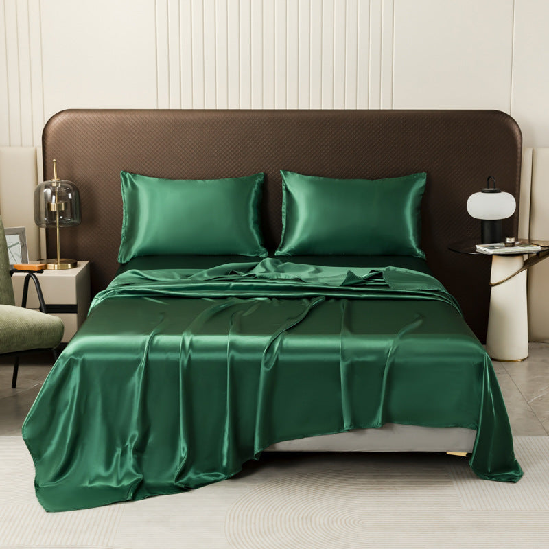 Elegant Comfort Fine Silky Satin Bed Sheet (3PCS SET)