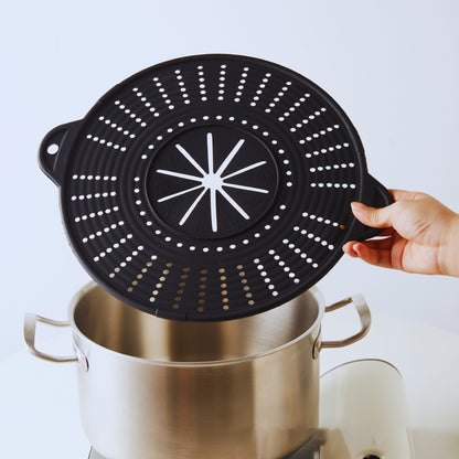 Multi-Use Silicone Splatter Screen For 10, 11 and 12 Inch Frying Pan