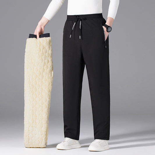 🔥Hot Sale-49% Off🔥Men's Fleece Lined Waterproof & Windproof Thermal Pants