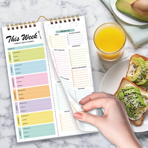Tear-off Weekly Meal Planner Notebook