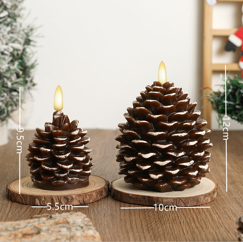 🎄Early Christmas Sale 49% OFF🎁 ✨Flameless Pinecone Candles
