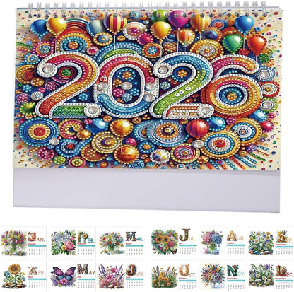 2026 Calendar Desk Calendar DIY Diamond Painting Art