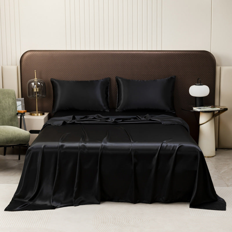 Elegant Comfort Fine Silky Satin Bed Sheet (3PCS SET)