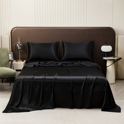 Elegant Comfort Fine Silky Satin Bed Sheet (3PCS SET)
