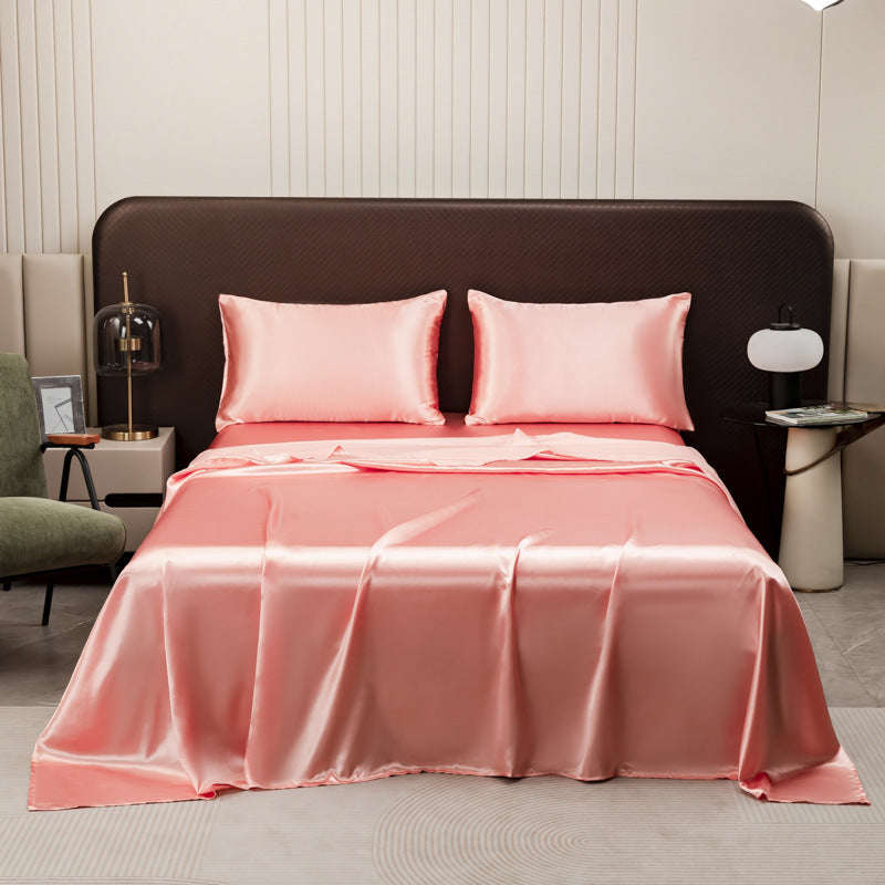 Elegant Comfort Fine Silky Satin Bed Sheet (3PCS SET)
