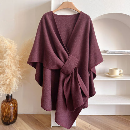 Elegant Wrap Shawl Soft Open Front Poncho Cape