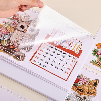 2026 Calendar Desk Calendar DIY Diamond Painting Art