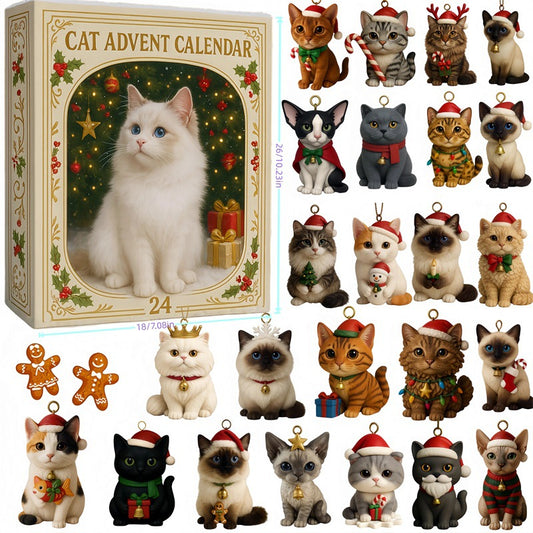 🌲Perfect Christmas Gift - Cat Lovers Advent Calendar 2025