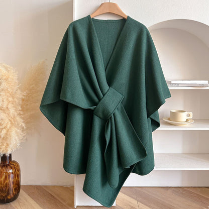 Elegant Wrap Shawl Soft Open Front Poncho Cape