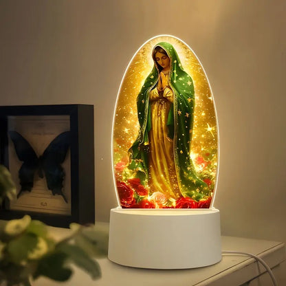 Virgin Mary Prayer Night Light