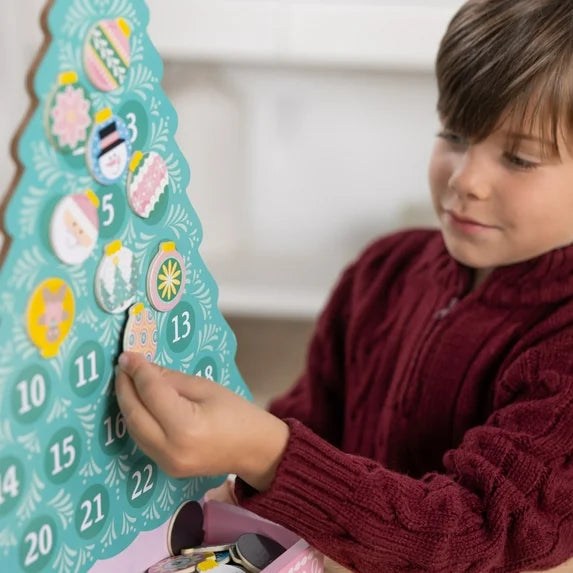 Countdown to Christmas Wooden Magnetic Advent Calendar