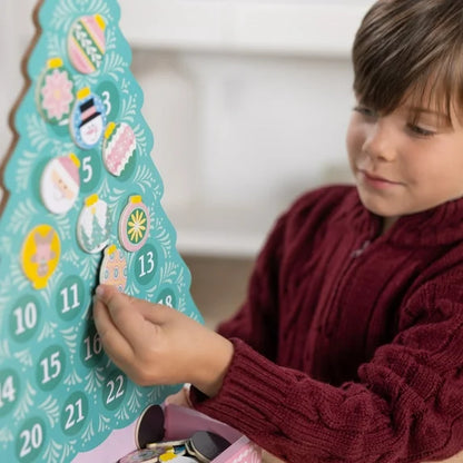 Countdown to Christmas Wooden Magnetic Advent Calendar