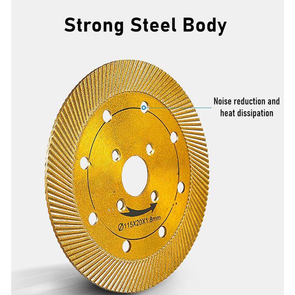 115mm Turbo Diamond Circular Saw Blade Cutting Disc for Granite Marble Tiles