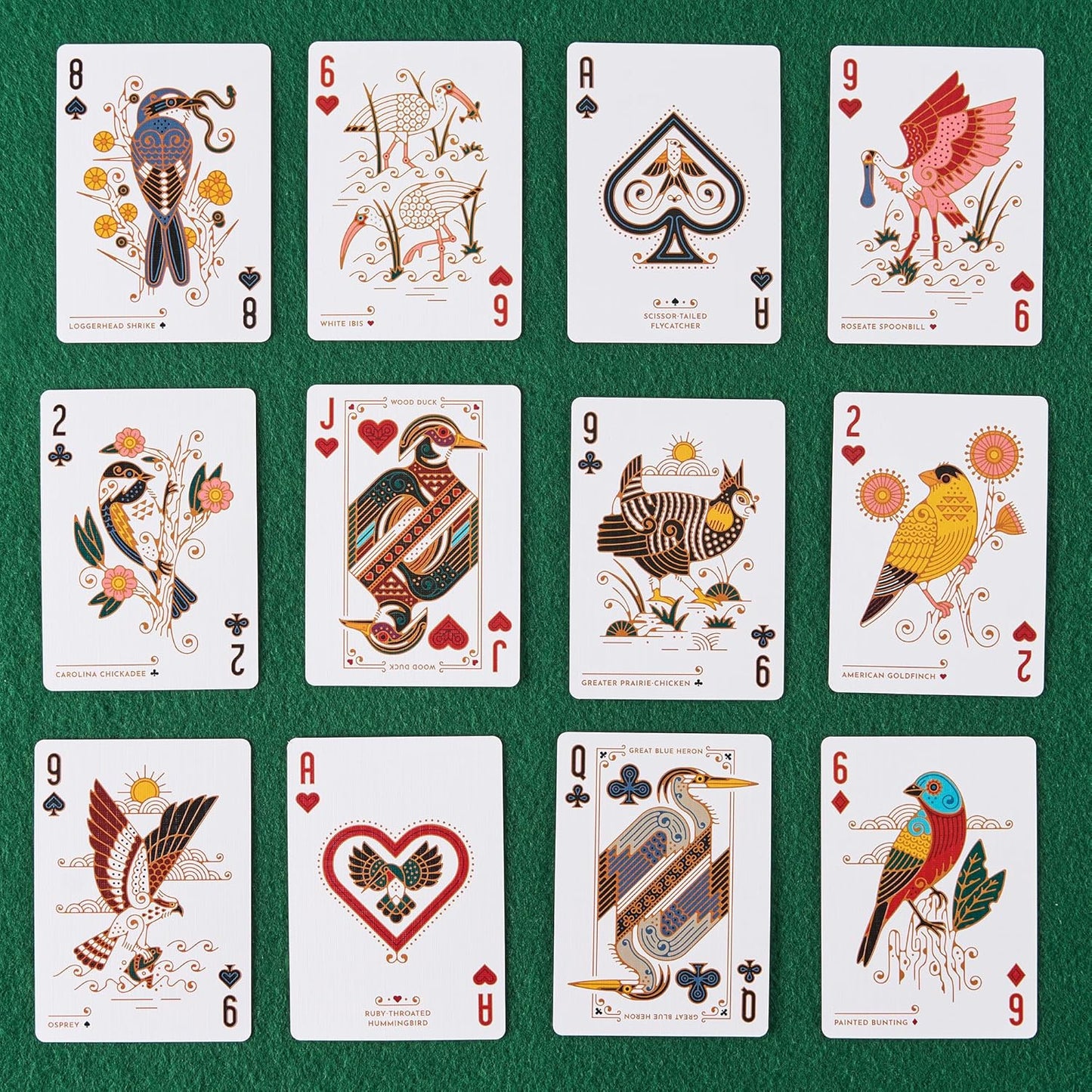 🔥🔥 North American Birds Playing Cards