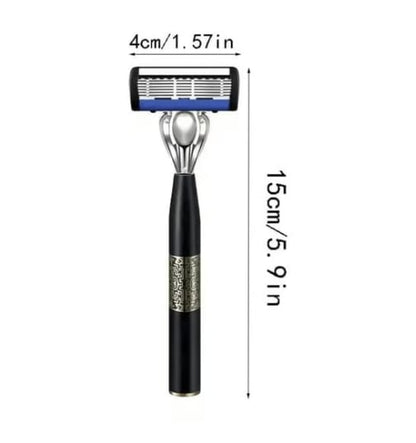 48-Piece Men's Razor Blade Replacement Set with Free Handle - Ultra Sharp Stainless Steel Blades for Smooth Shaving