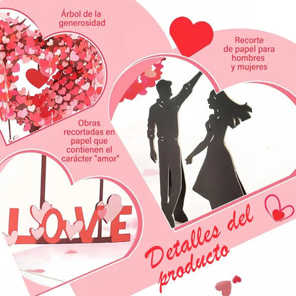💌Premium 3D Pop-Up Romantic Anniversary & Valentine’s Card