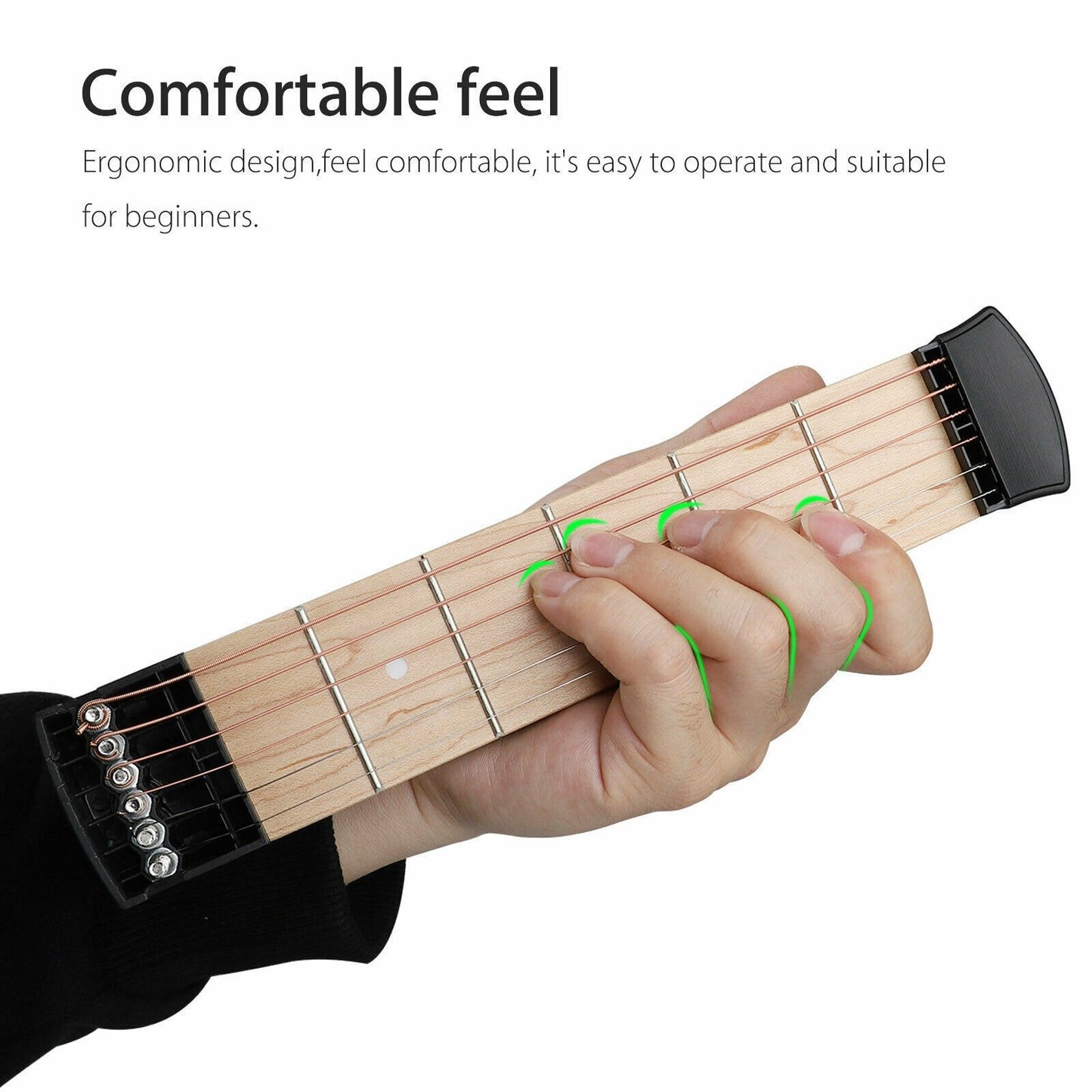 💕Hot sale 49% OFF💖🎸 Portable Mini 6-Fret Guitar Practice Tool