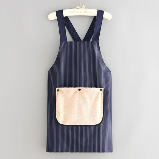 🔥Buy More Save More🔥Apron With Pockets For Women and Men -Cross Back Design with Towel