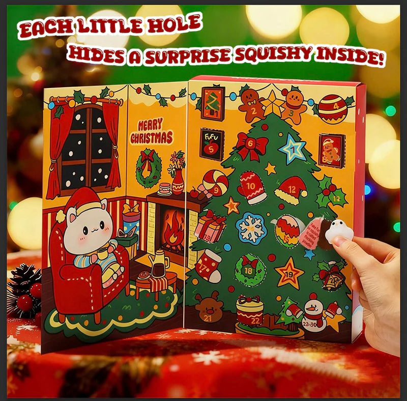 30pcs Random Christmas Squishy Pop Box (Limited Holiday Edition)