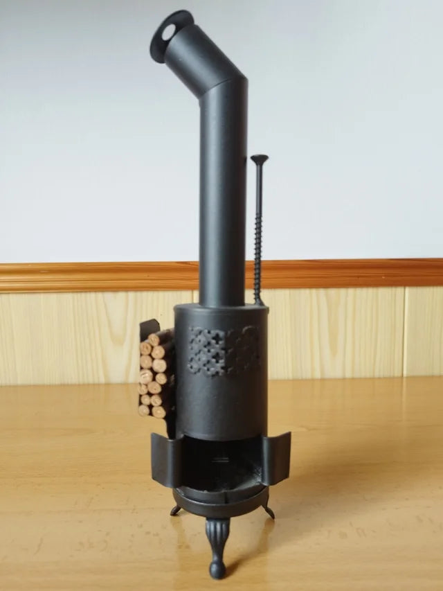 Mini Decorative Black Metal Incense Burner