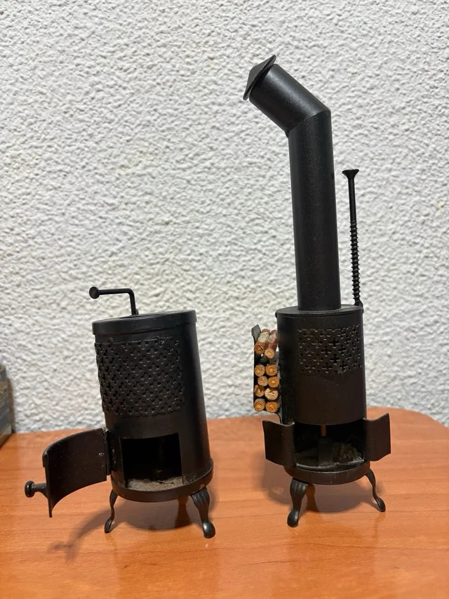 Mini Decorative Black Metal Incense Burner