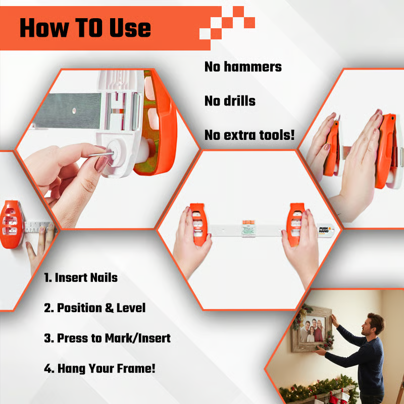 Picture Hanging Level Tool Kit