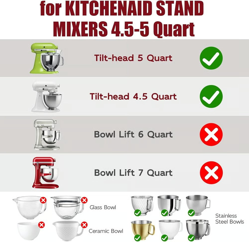 Practical & Durable Food Grade Kitchen Stand Mixer Silicone Liner Reusable