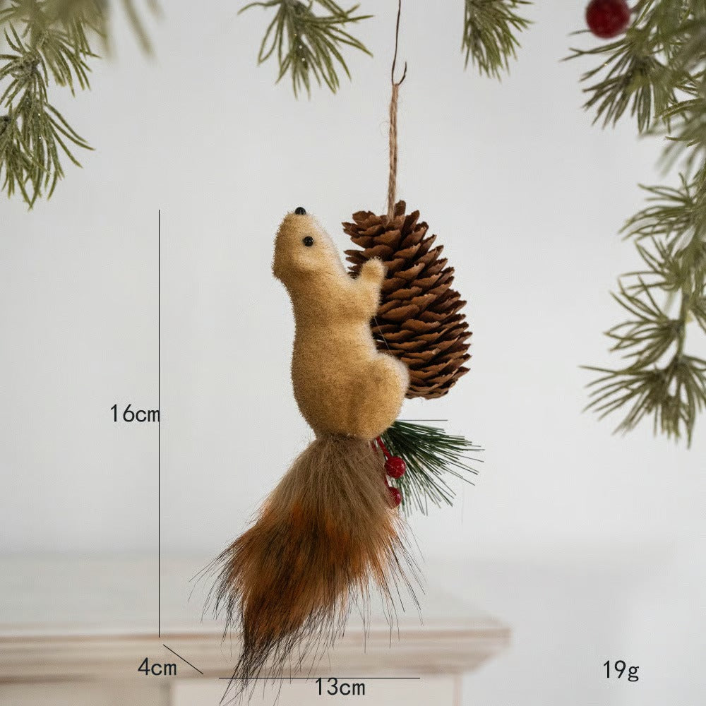 🐿️✨Adorable Christmas Squirrel Ornaments