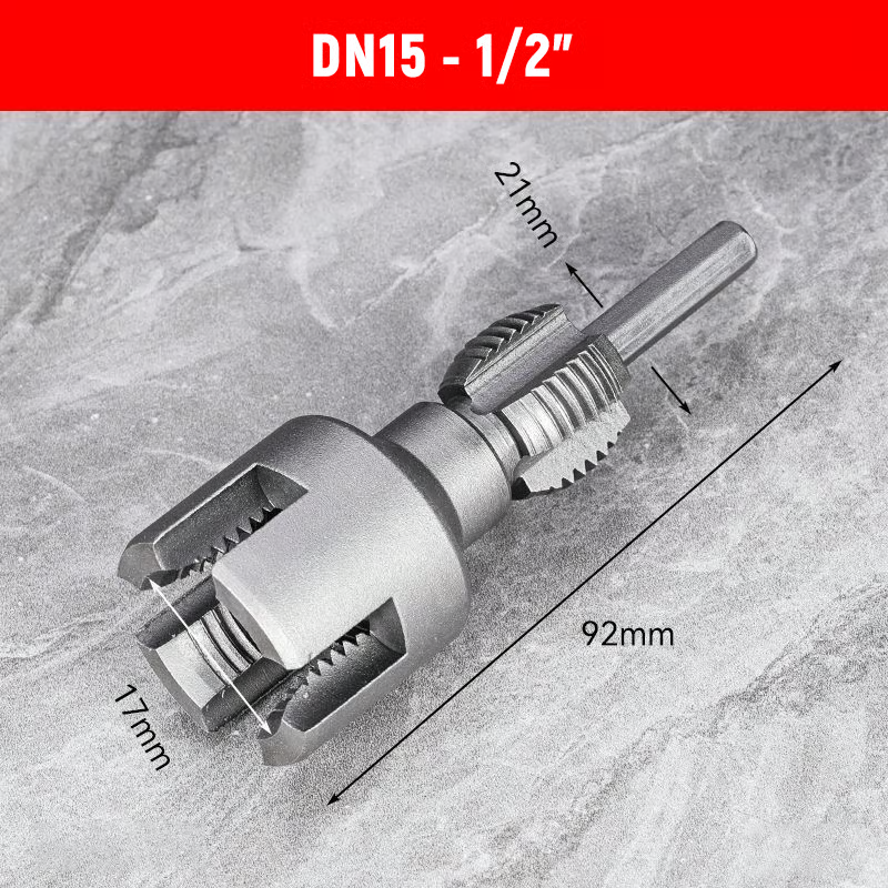 Integrated Internal & External Pipe Threading Tool