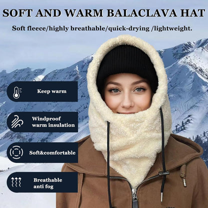 Unisex Balaclava Winter Wind-Resistant Hood Ski Mask
