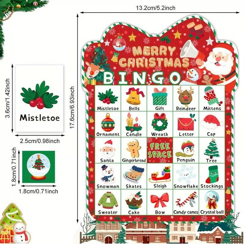 🎄Christmas Bingo Game Set