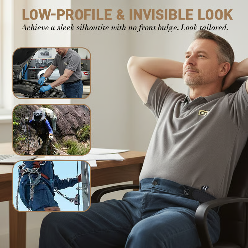 2Pcs Metal Hook Tactical Elastic Belt