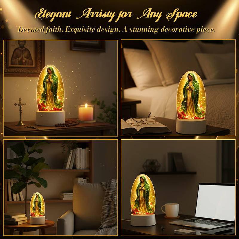 Virgin Mary Prayer Night Light