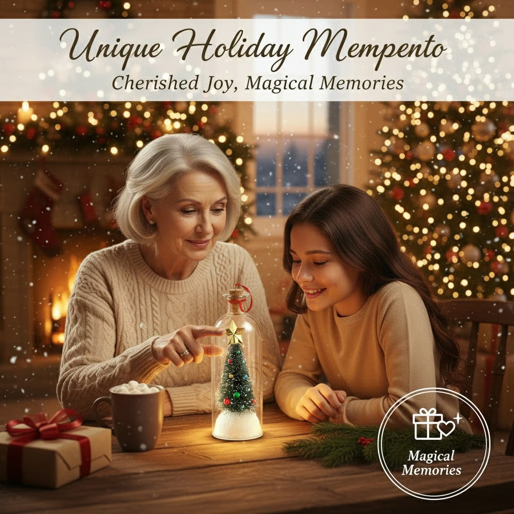 Christmas Tree Message In A Bottle