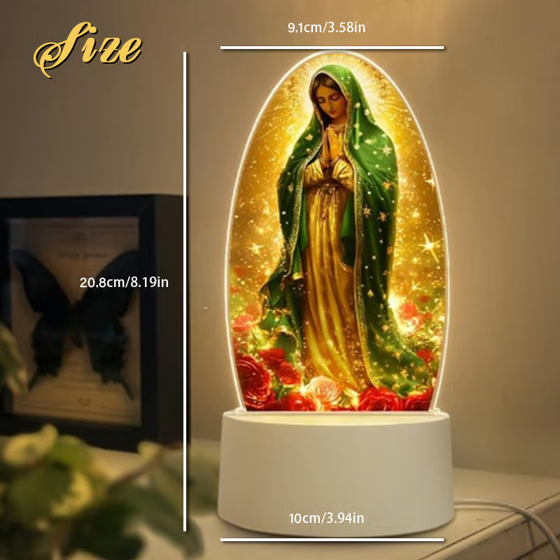 Virgin Mary Prayer Night Light