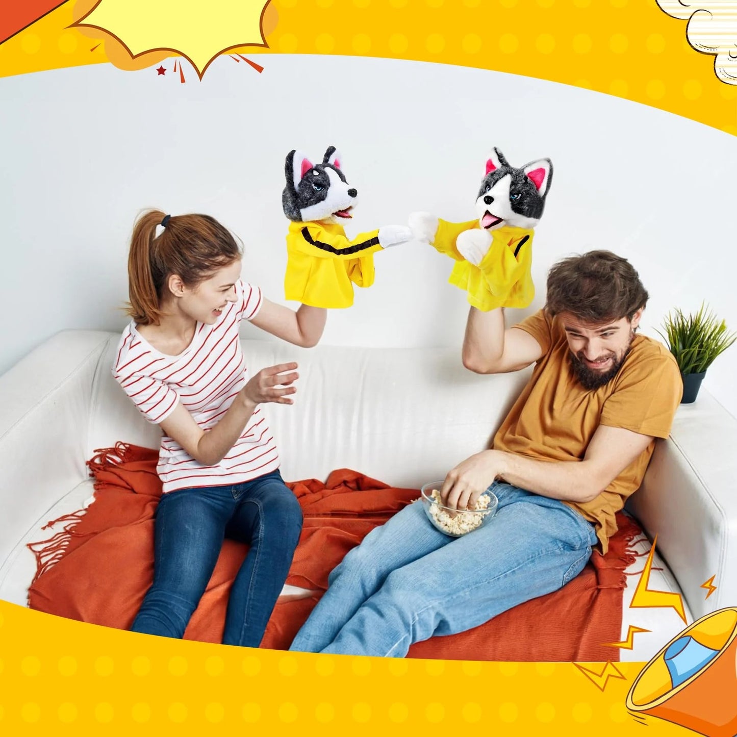 Kung Fu Husky Boxing Puppet