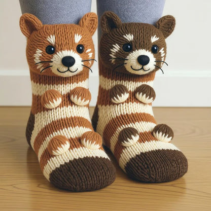 🎅Christmas Sale 49% Off 🎄3D Knit Animal Socks
