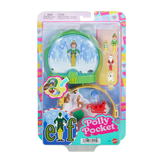Polly Pocket Micro Buddy & Santa Dolls and Playset