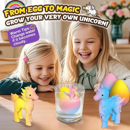 🦄6 Magical Unicorn Egg Toys 🌈 – Rainbow Hatching Eggs for Safe Fun, Perfect Xmas & Birthday Gifts 🎁