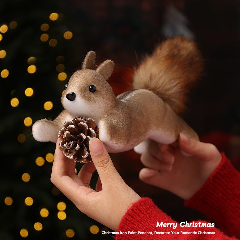 🐿️✨Adorable Christmas Squirrel Ornaments
