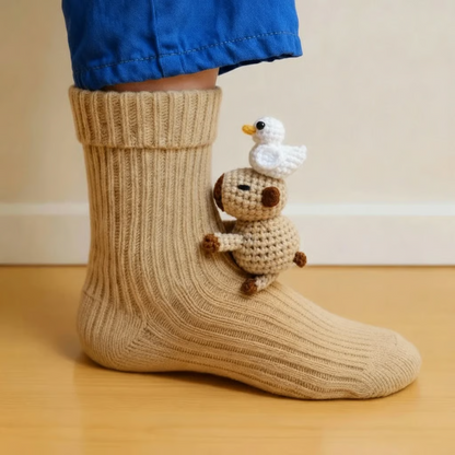 🎅Christmas Sale 49% Off 🎄3D Knit Animal Socks