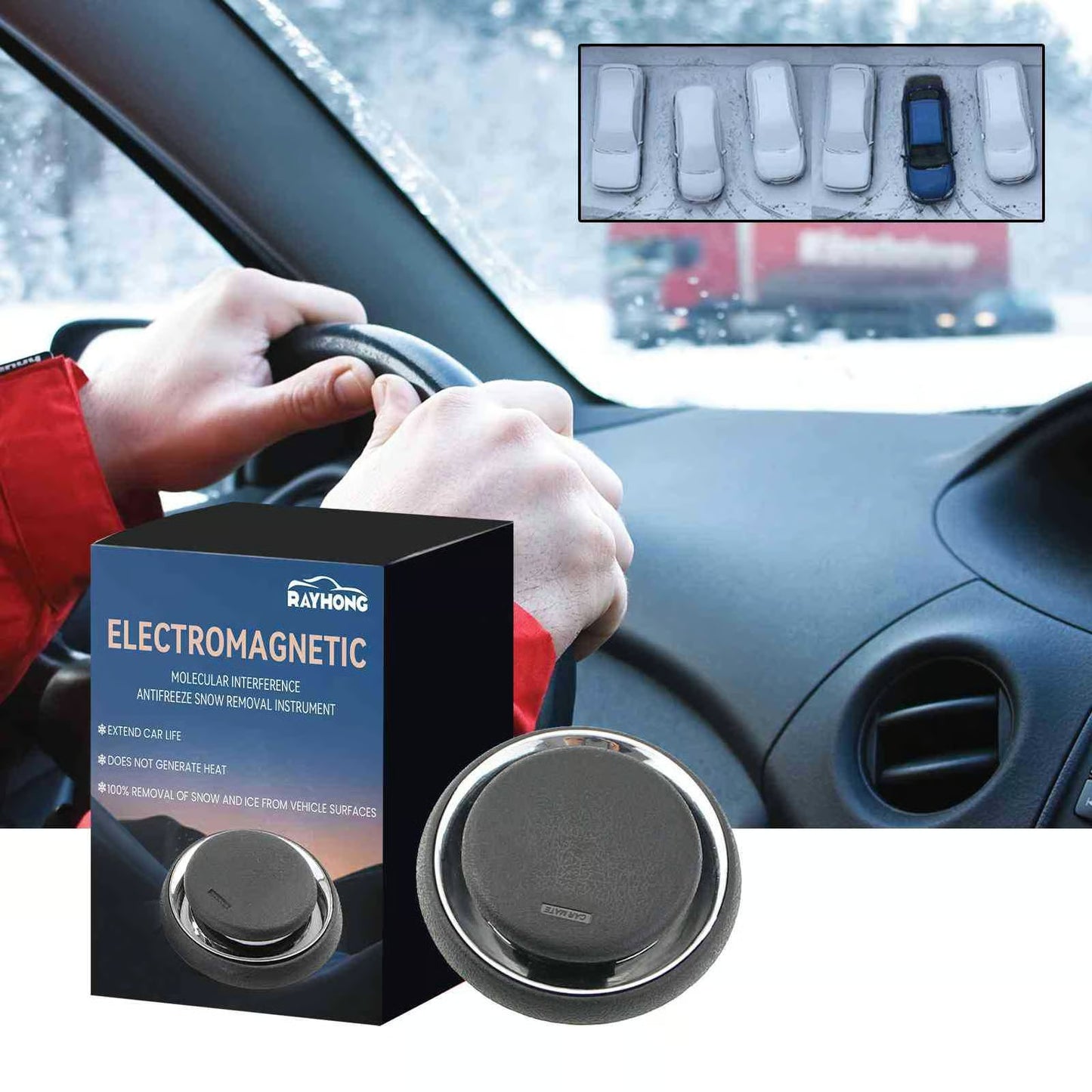 🔥Last Day 49% OFF - Anti-freeze Electromagnetic Car Snow Removal Device