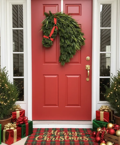 🎄Christmas Early Bird Sale - 49%OFF🐴Horse Head Wreath – Farmhouse Equestrian Door Decor✨