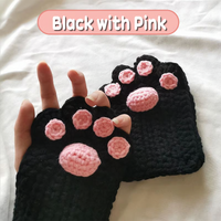 Black with Pink