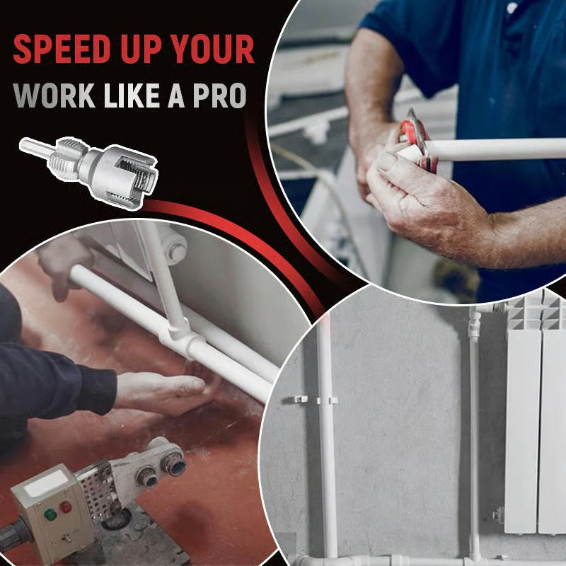 Integrated Internal & External Pipe Threading Tool