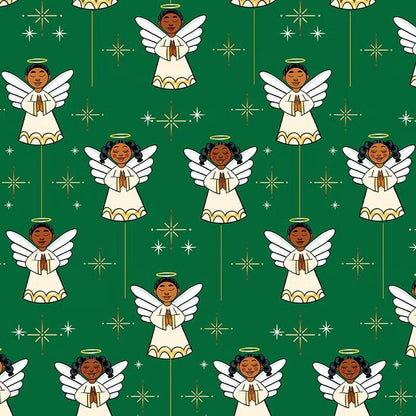 🔥This Week's Special Offer 49% OFF🎅🏾🤶🏾Home for the Holidays Black Santa Wrapping paper