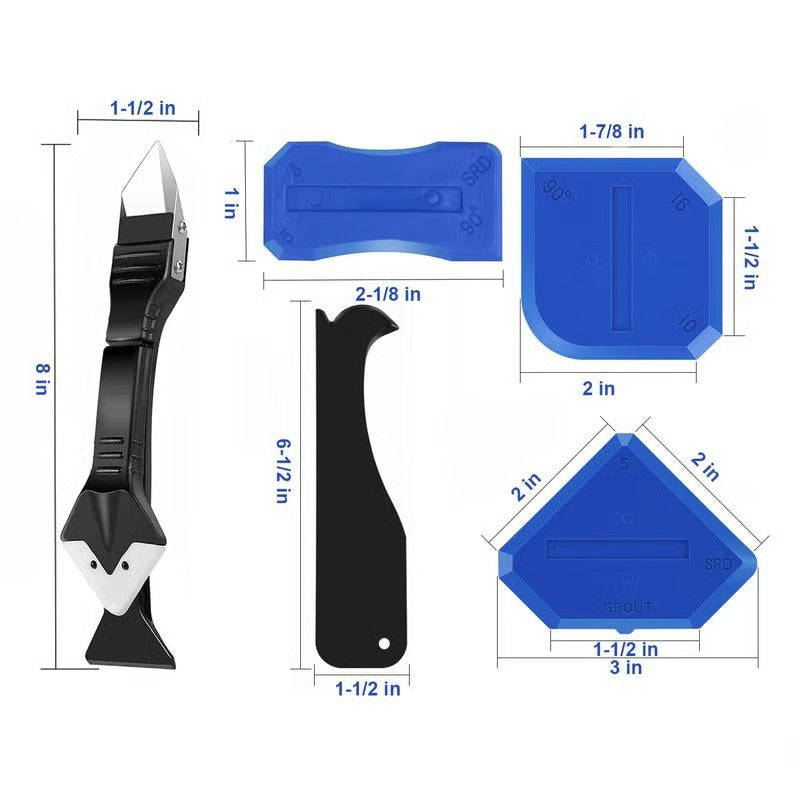 Silicone Caulking Tools 3 in 1 Grout Removal Tool